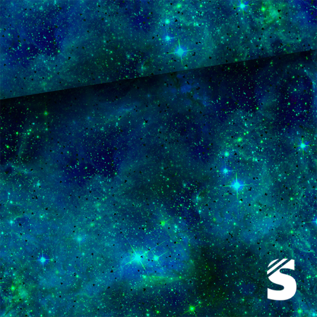 2206-20 - 0,75 Meter Galaxy blue - Sommersweat